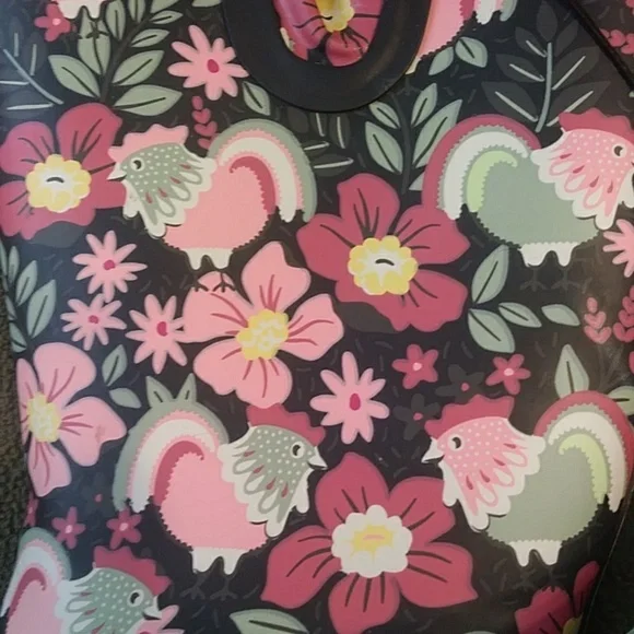 Western Chief Womens Waterproof Chicken Flower Boots - Picture 7 of 7